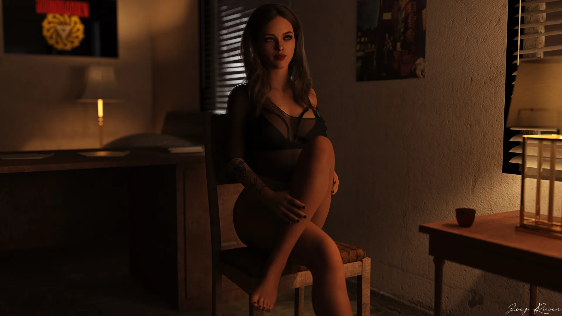 One Day at a Time gameplay screenshot 20 (Ren'Py adult game) by Zoey Raven – free download
