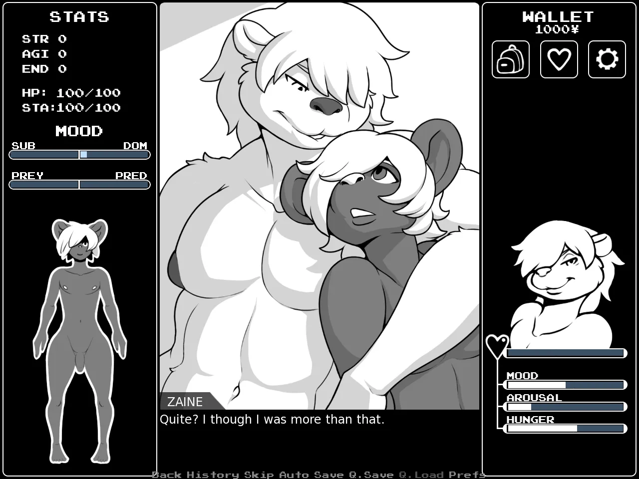 Deeper Club gameplay screenshot 6 (Ren'Py adult game) by kalnareff, Picarto – free download