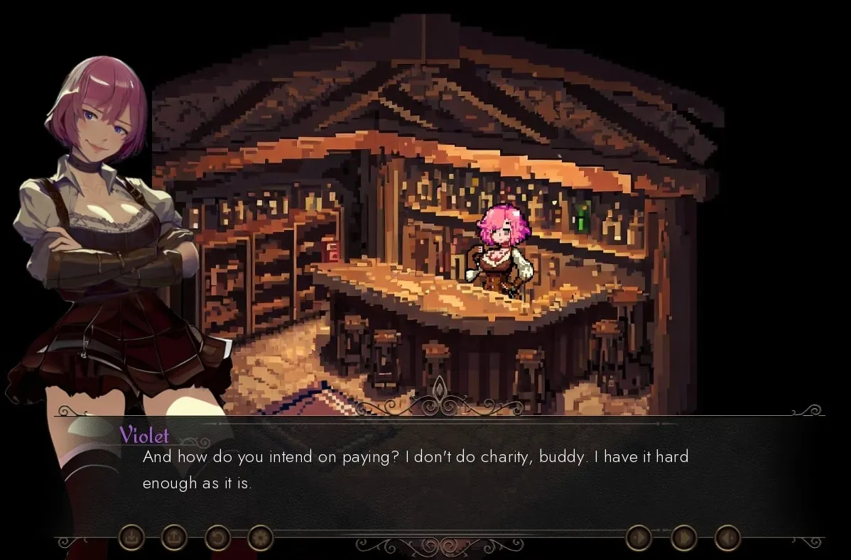 Cum Vampire gameplay screenshot 6 (Ren'Py adult game) by Enrayne – free download