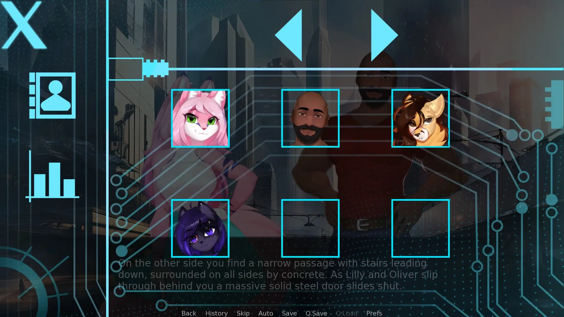 Broken Sky gameplay screenshot 2 (Ren'Py adult game) by Wistala – free download