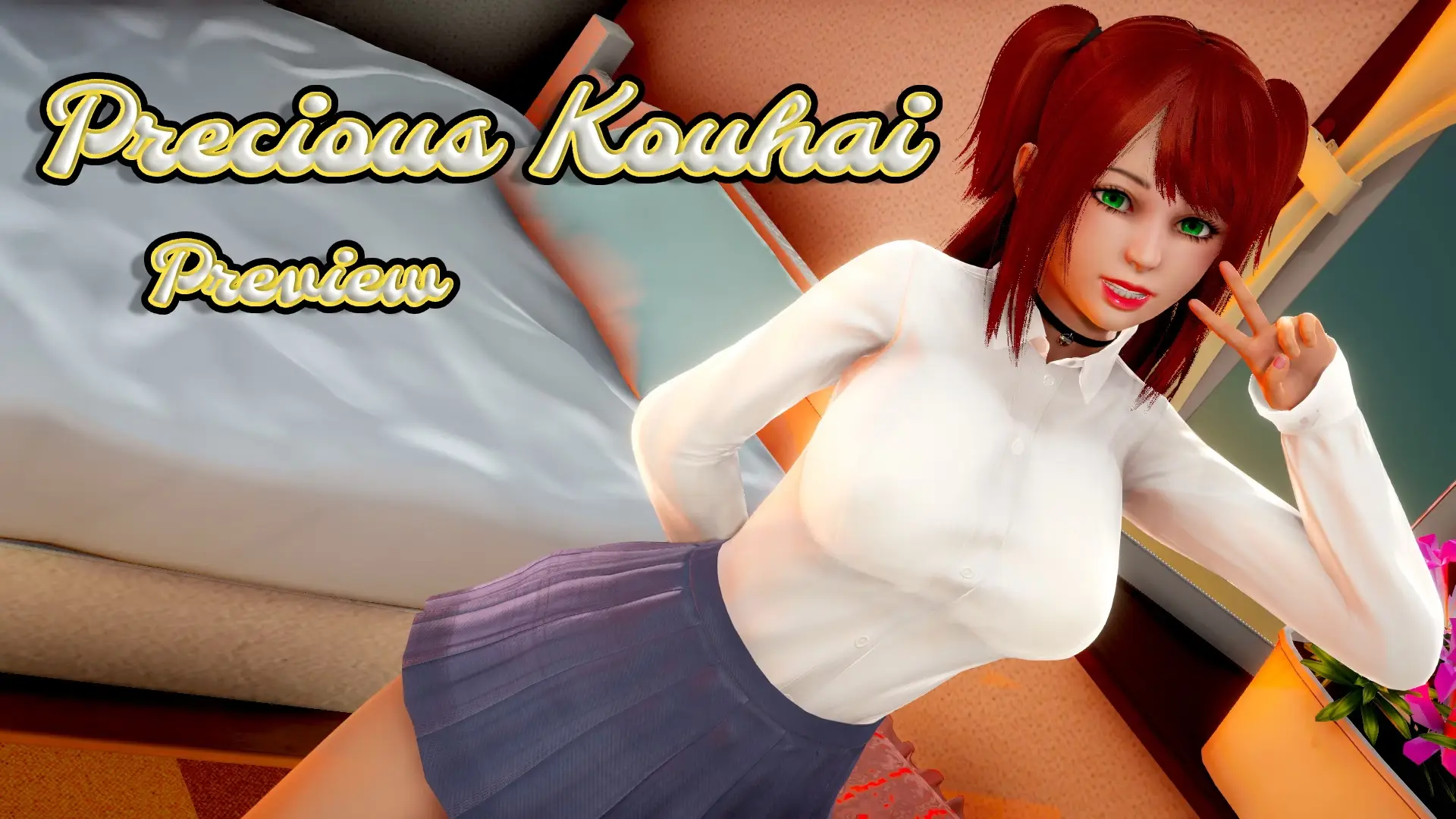 Precious Kouhai cover 0.3 – Ren'Py adult game by The Mithril Hourglass free download