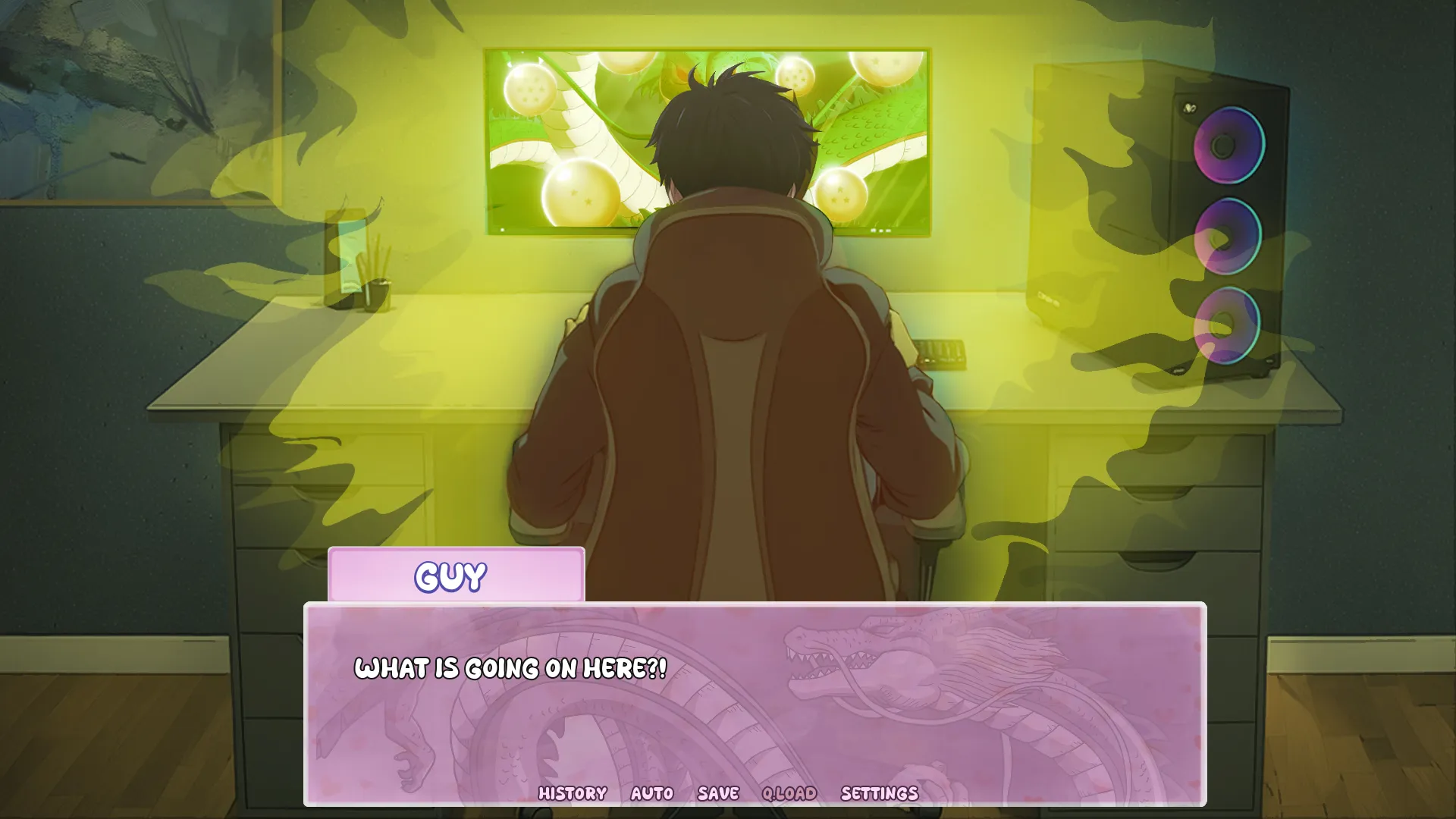 Dragon Ball Interdimentional Wish gameplay screenshot 3 (Ren'Py adult game) by Apoxylon – free download