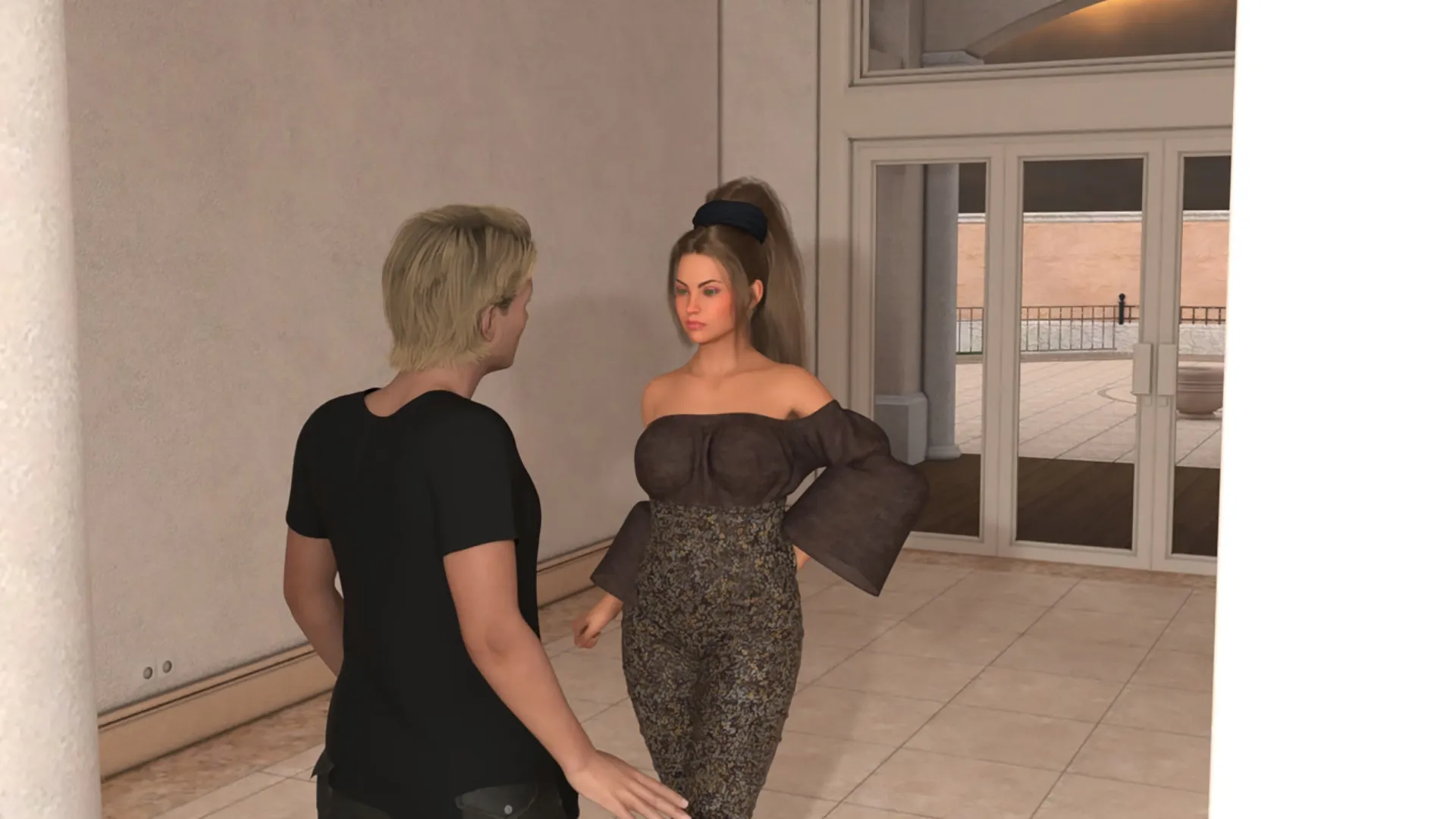 First Change gameplay screenshot 2 (Ren'Py adult game) by Fixers – free download