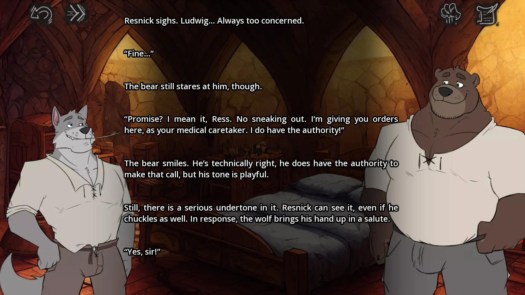 Demons Within gameplay screenshot 1 (Ren'Py adult game) by Sleth – free download