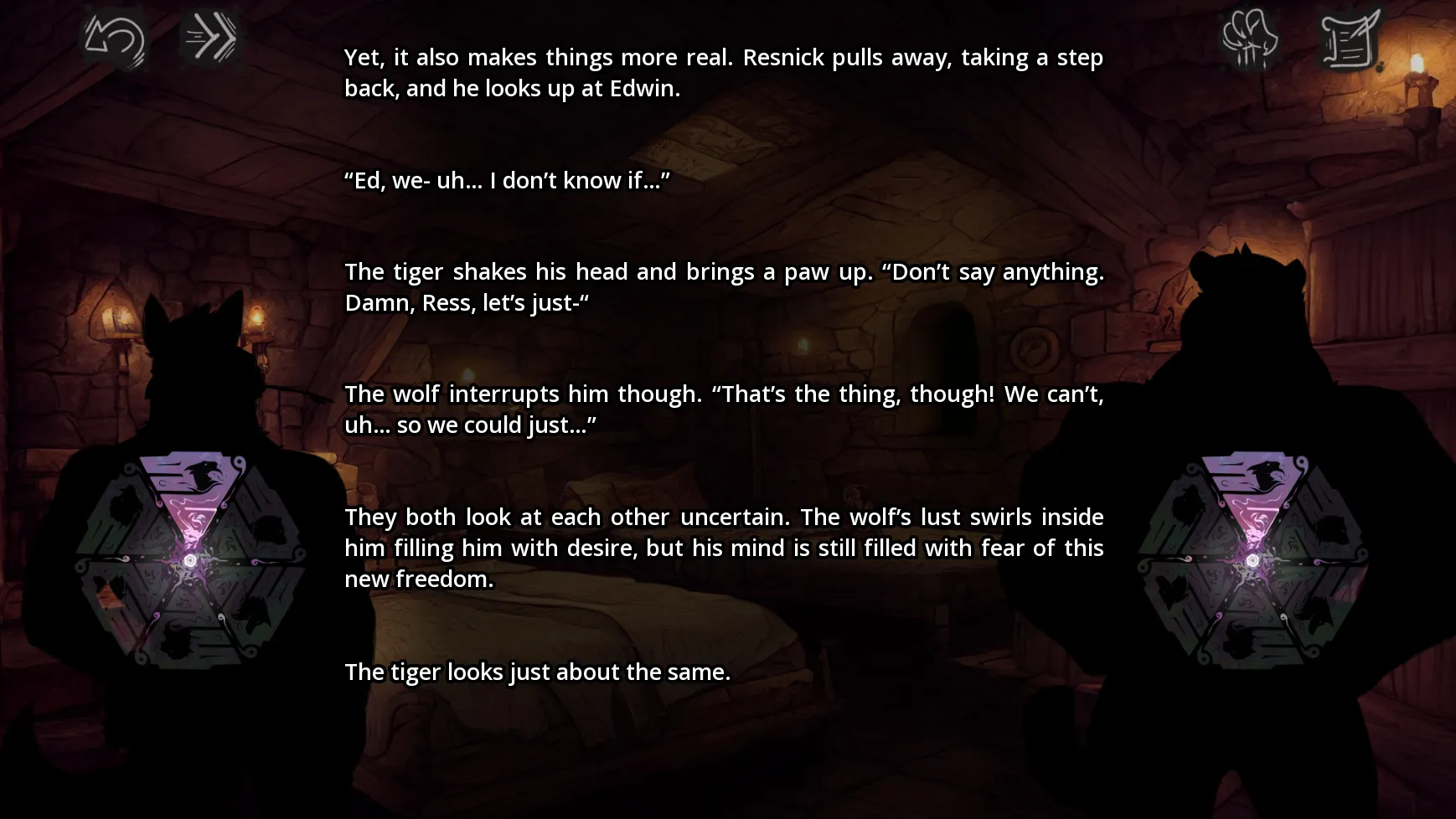 Demons Within gameplay screenshot 2 (Ren'Py adult game) by Sleth – free download
