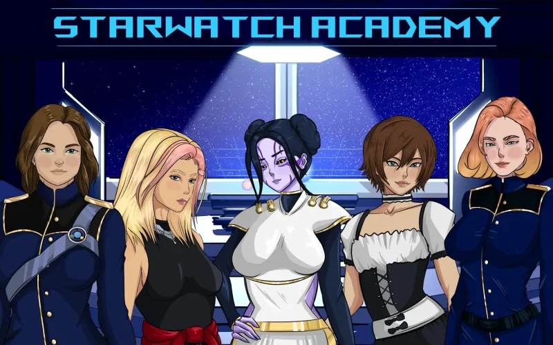 Starwatch Academy cover 0.4.2 – HTML adult game by Jaded Dreams free download
