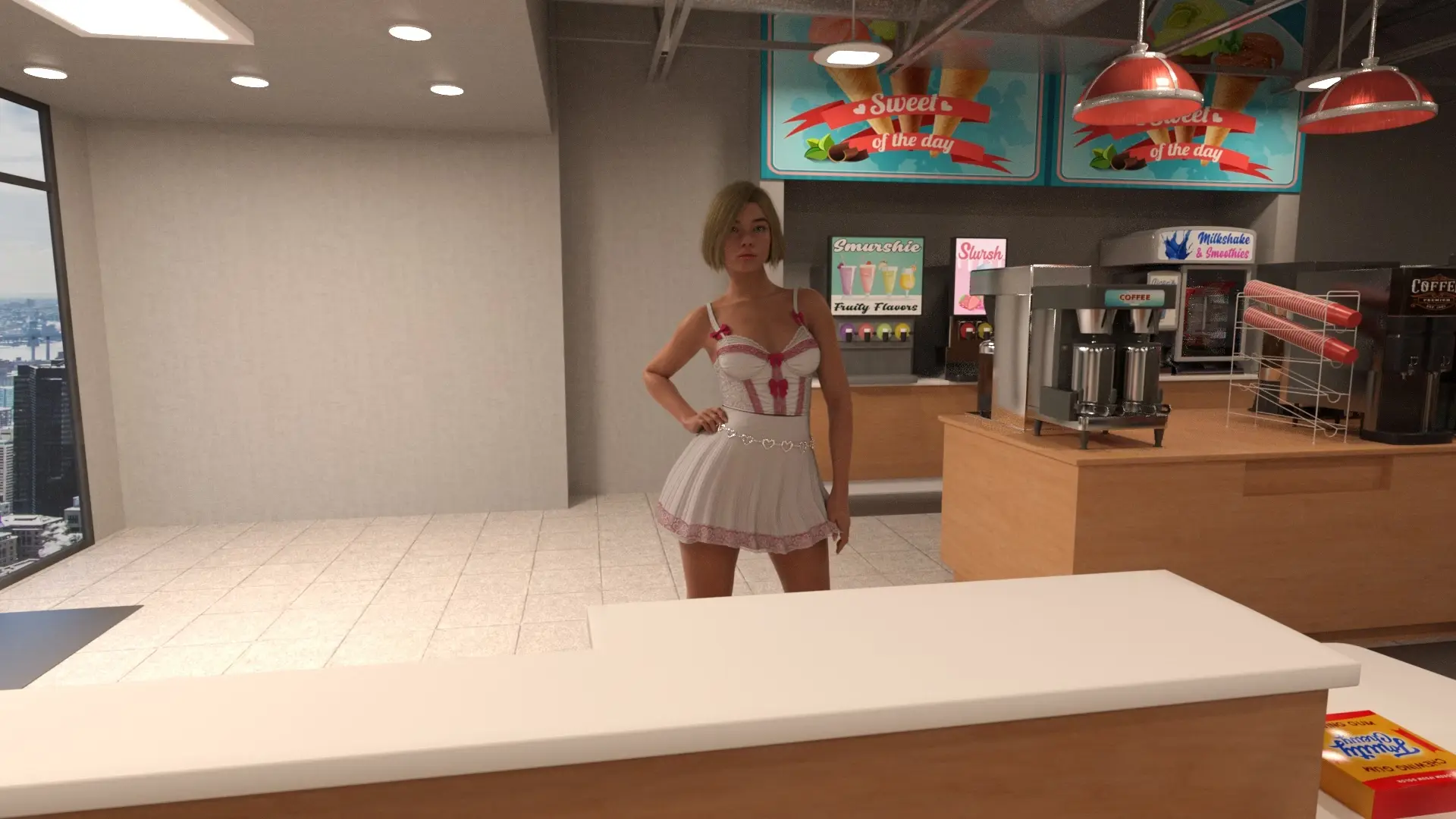 First Change gameplay screenshot 19 (Ren'Py adult game) by Fixers – free download