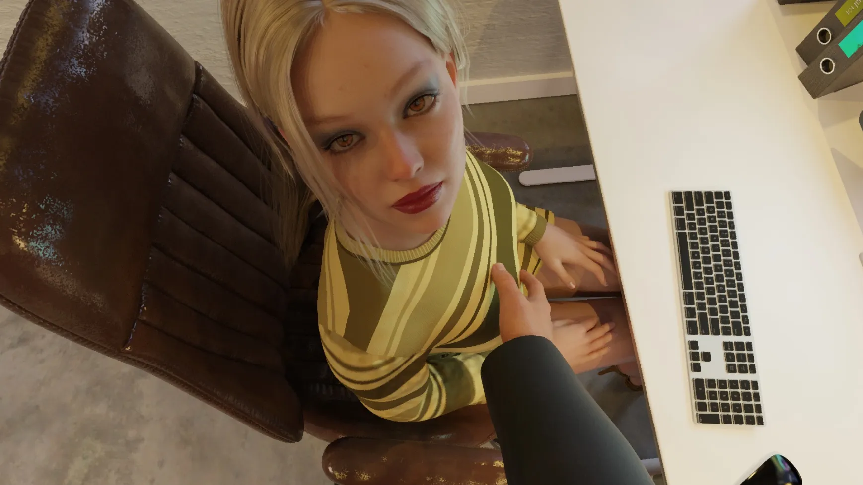The Boss’s Wife: A Dangerous Affair gameplay screenshot 2 (Ren'Py adult game) by Toothless Studio – free download