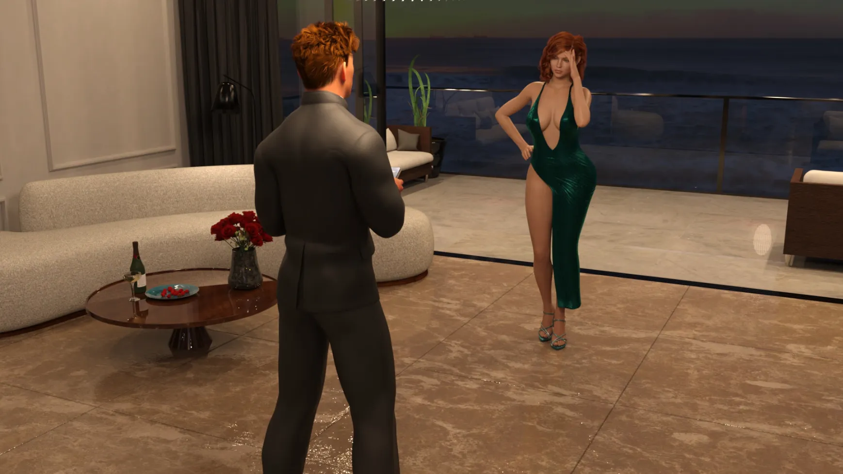 The Boss’s Wife: A Dangerous Affair gameplay screenshot 5 (Ren'Py adult game) by Toothless Studio – free download