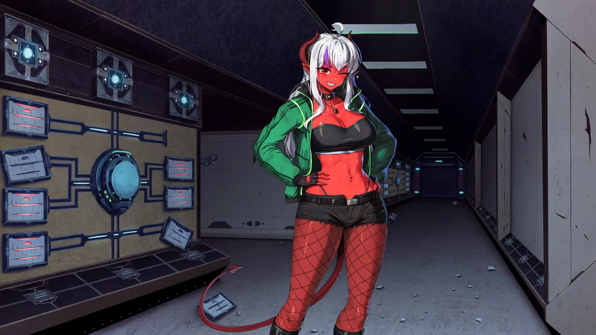 Galactic Love Utopia: Arrival gameplay screenshot 3 (Ren'Py adult game) by Kaijoseisoft – free download