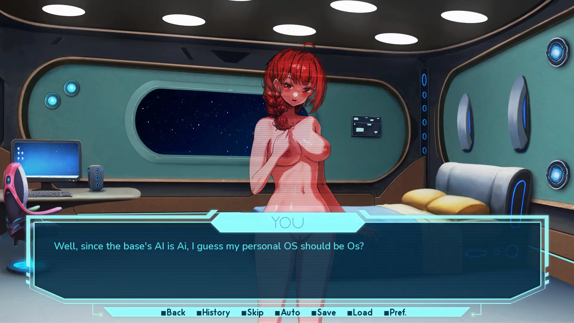 Galactic Love Utopia: Arrival gameplay screenshot 7 (Ren'Py adult game) by Kaijoseisoft – free download