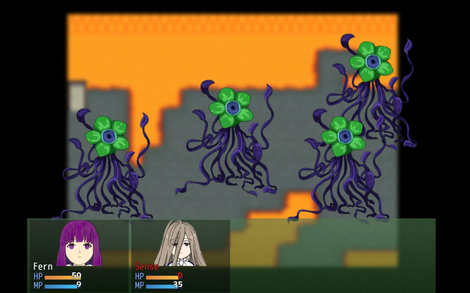 Frieren and Fern in the Lewd Dungeon gameplay screenshot 4 (RPGM adult game) by Kazumatsu – free download