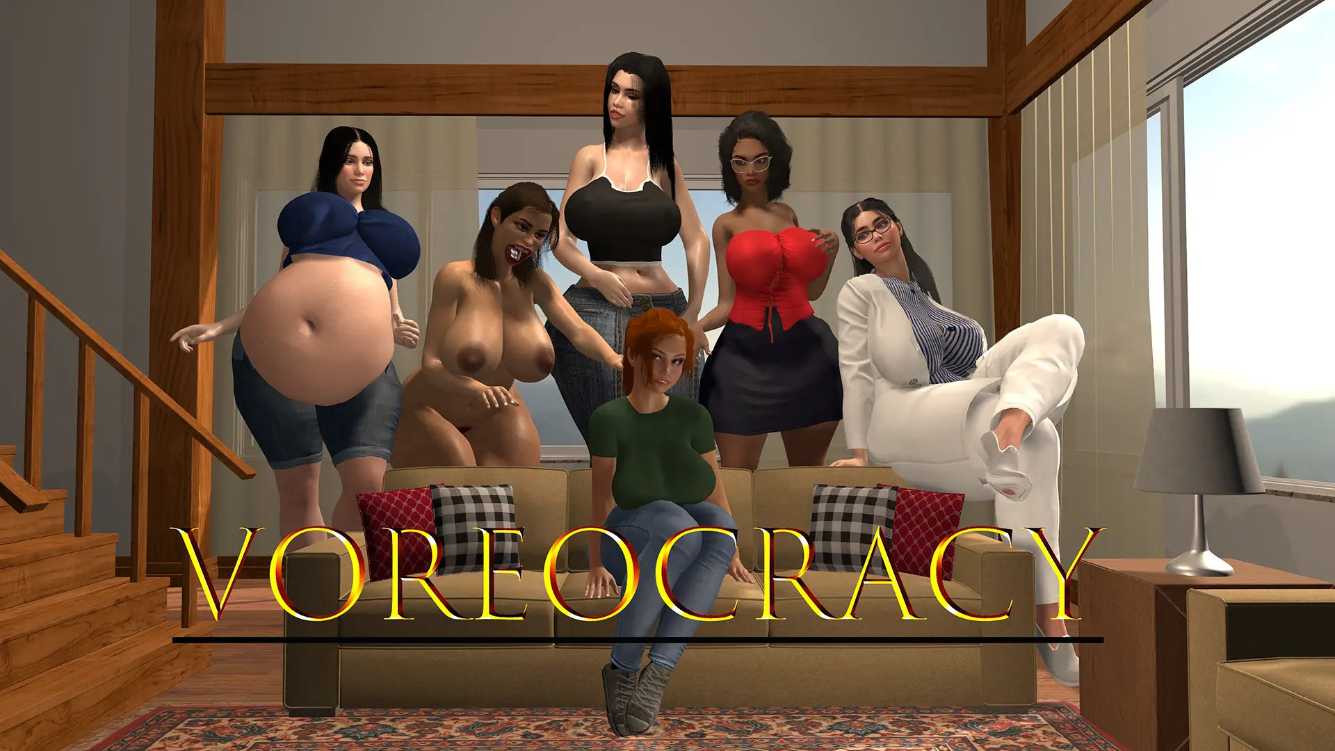 Voreocracy cover 0.41 – Ren'Py adult game by Voreronika free download