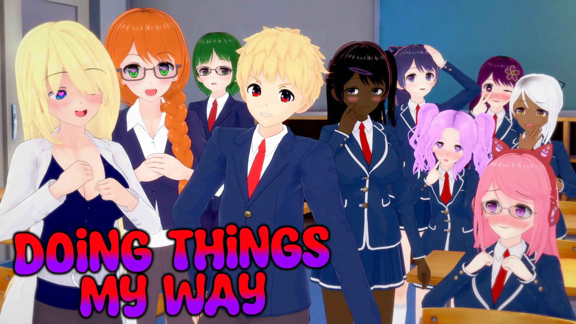 Doing Things My Way cover 1.9 – Ren'Py adult game by Random Derpoy free download