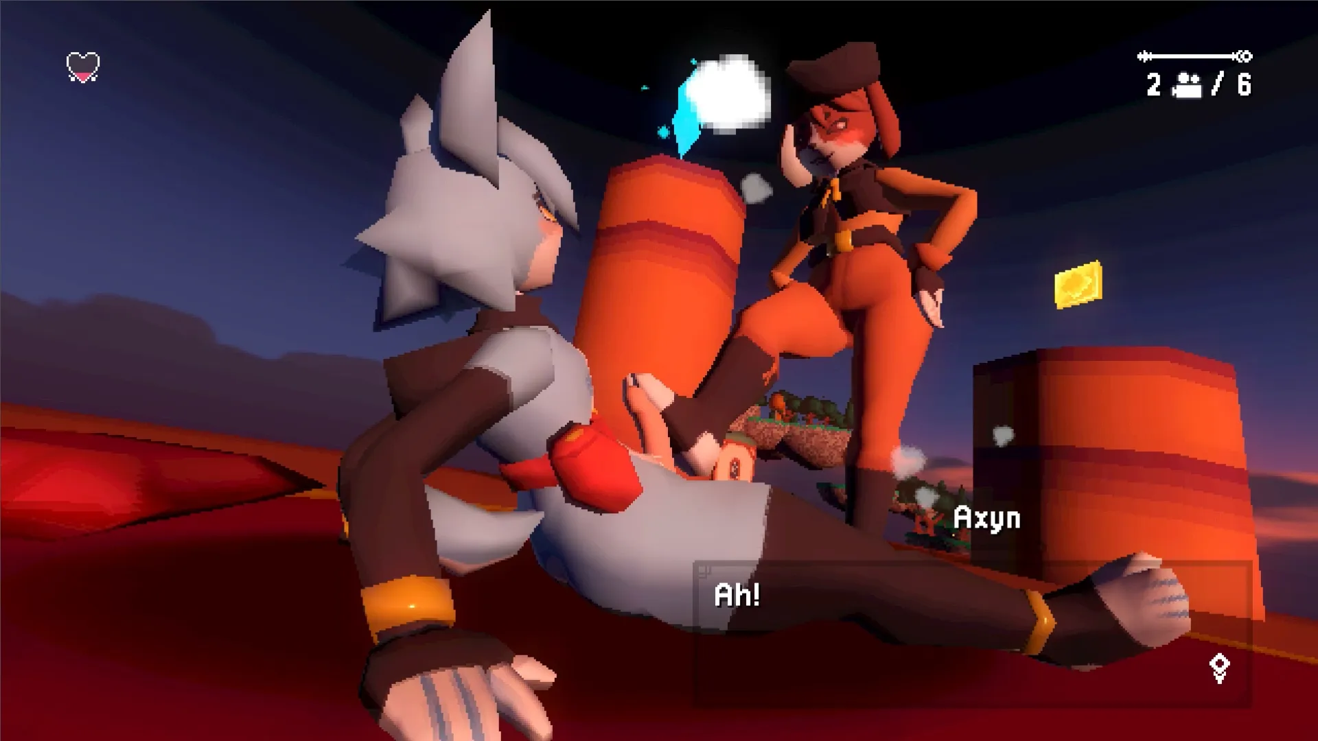 Axyn gameplay screenshot 2 (Godot adult game) by Shinlalala – free download