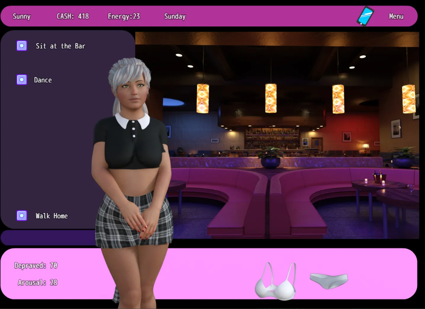 Reversed gameplay screenshot 3 (RPGM adult game) by HappyHGames – free download