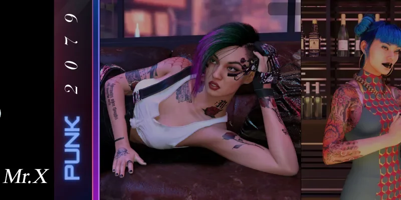 Punk 2079 cover 1.0 – Ren'Py adult game by MrX free download
