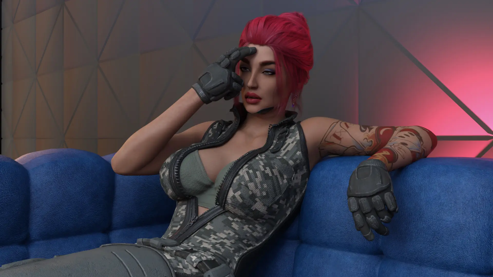 Punk 2079 gameplay screenshot 4 (Ren'Py adult game) by MrX – free download