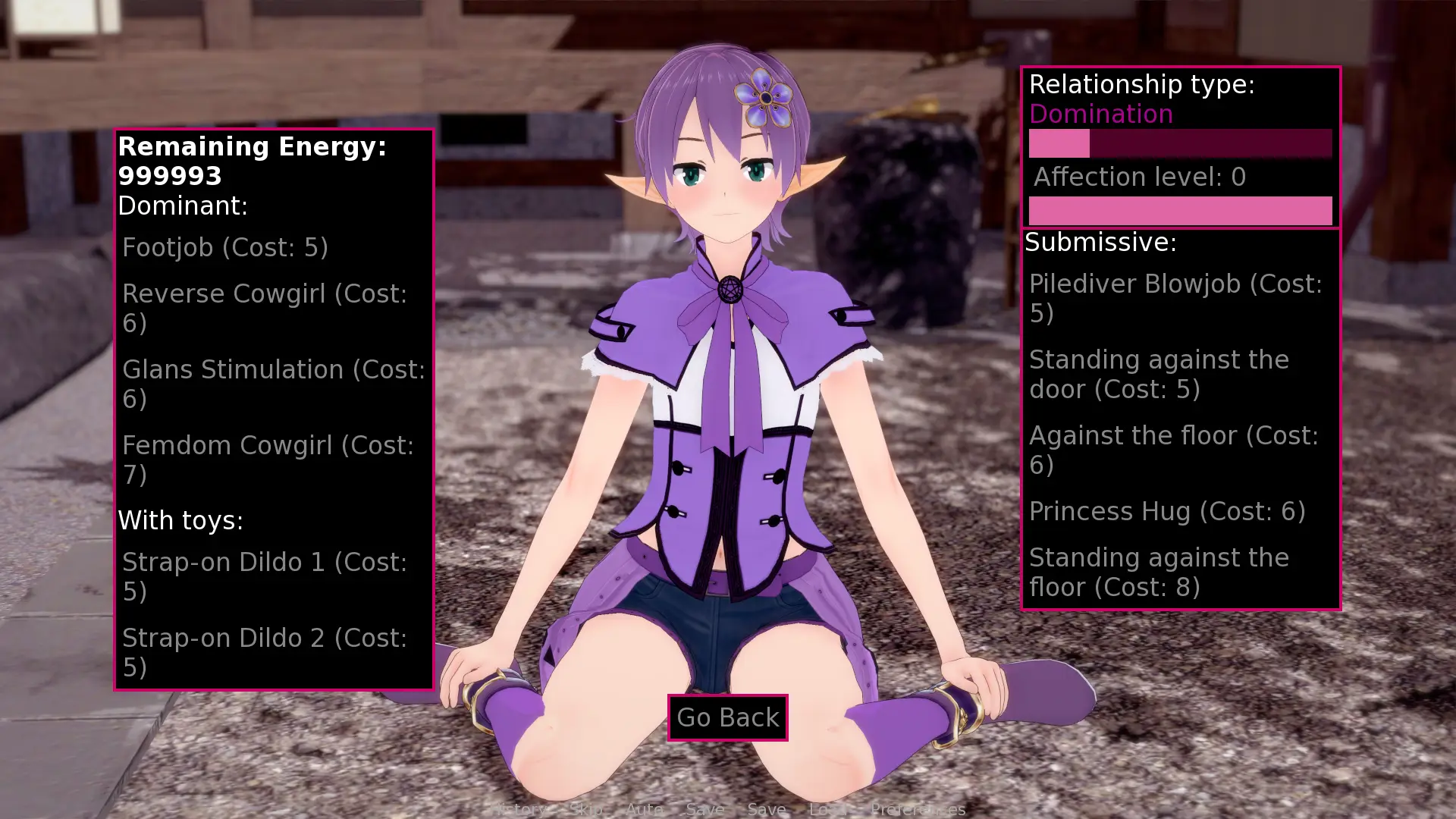 BeastBound gameplay screenshot 4 (Ren'Py adult game) by D-R-69 – free download