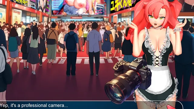 Cosplay Photographer gameplay screenshot 1 (Flash adult game) by velvetfantasy – free download