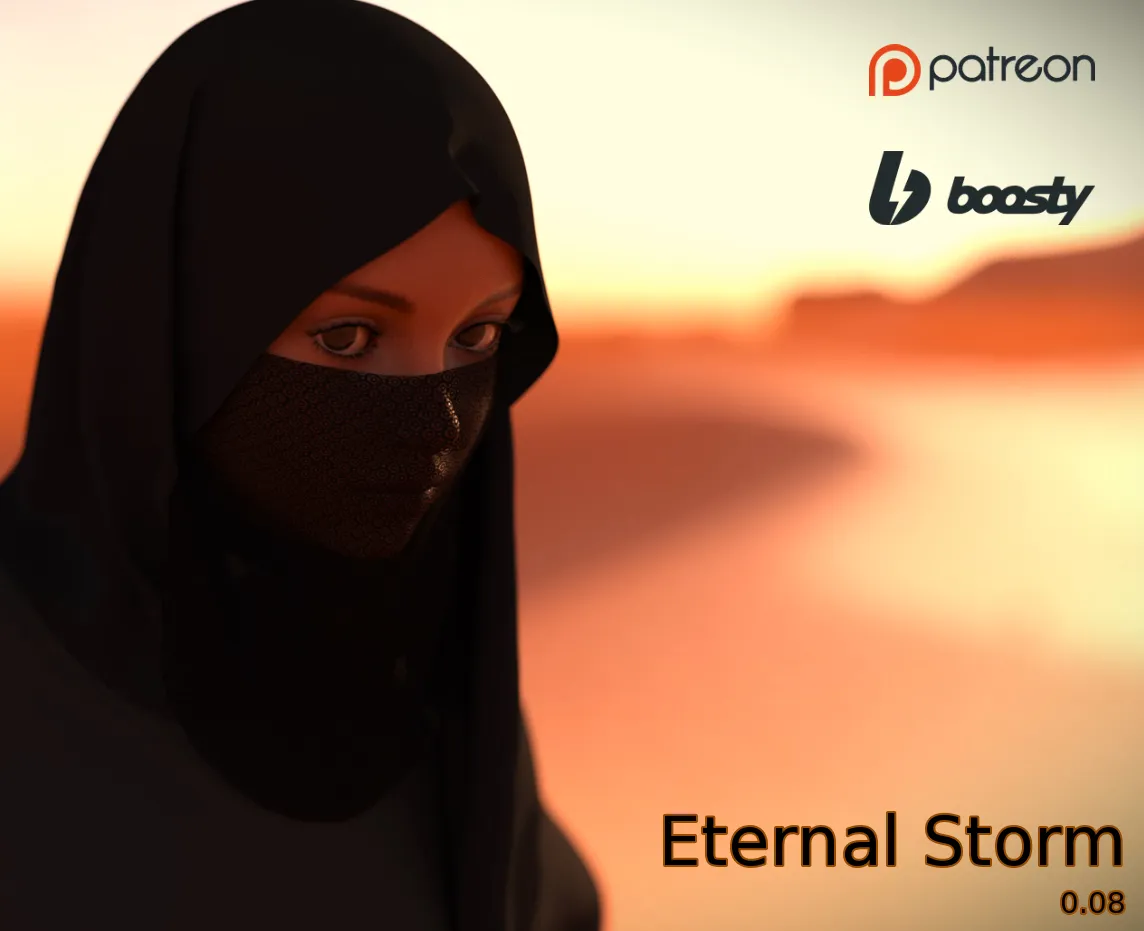 Eternal Storm cover 0.14 Beta – Ren'Py adult game by StefJonson free download