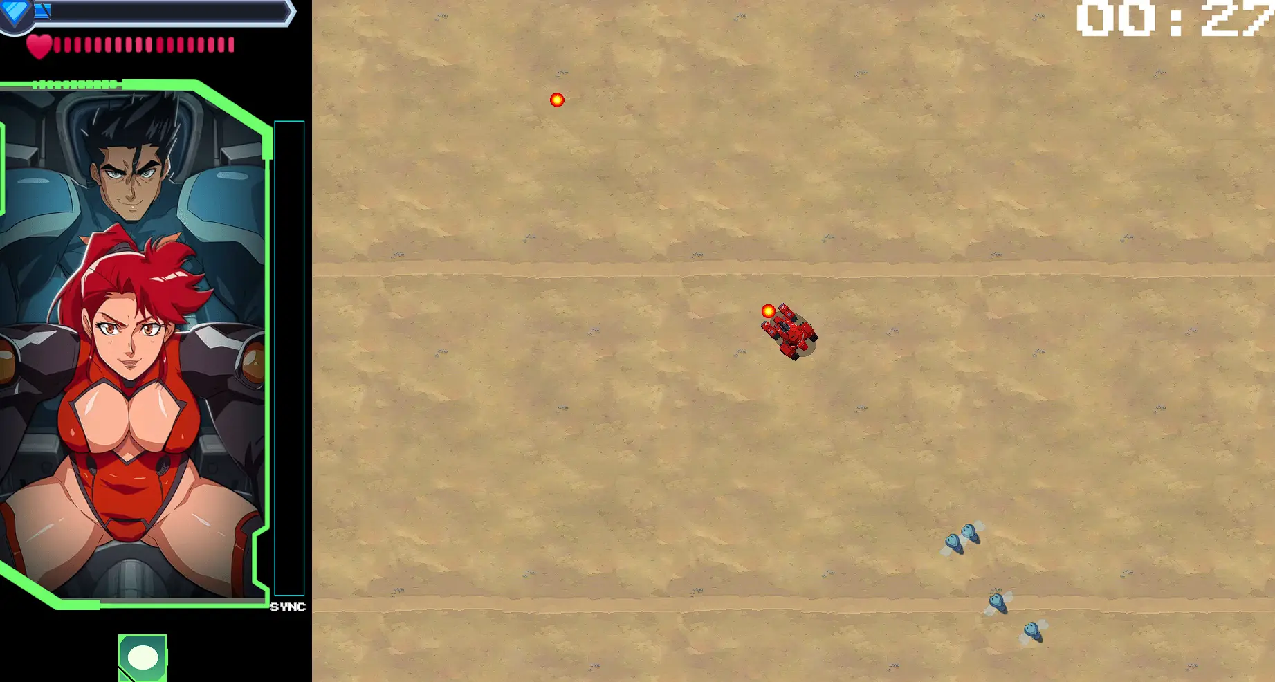 Ero-Tank Brigade. Let’s Survive! gameplay screenshot 3 (Unity adult game) by melongungames – free download