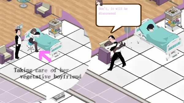 BM General Hospital gameplay screenshot 1 (Unity adult game) by zzzgame – free download