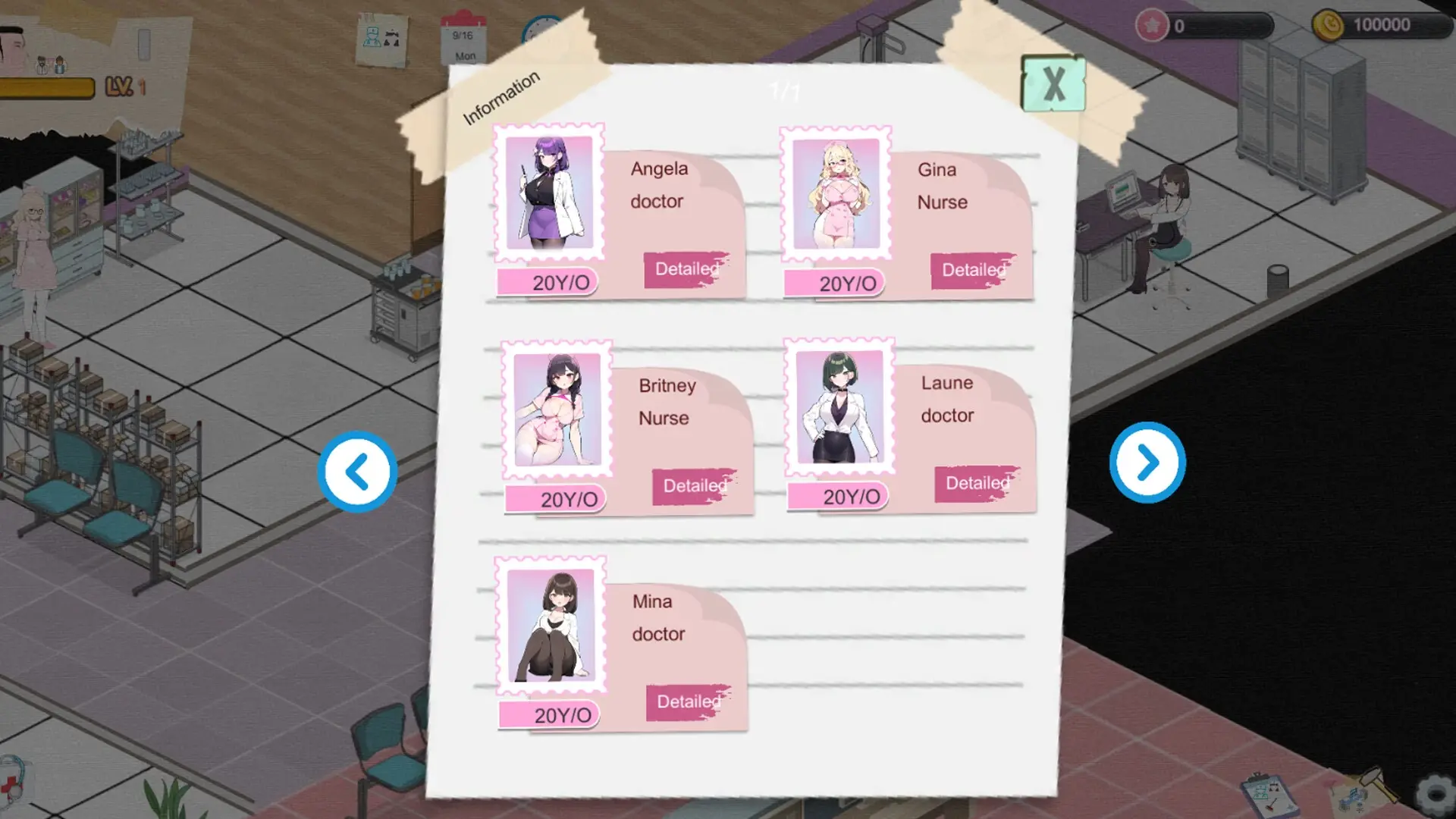 BM General Hospital gameplay screenshot 8 (Unity adult game) by zzzgame – free download