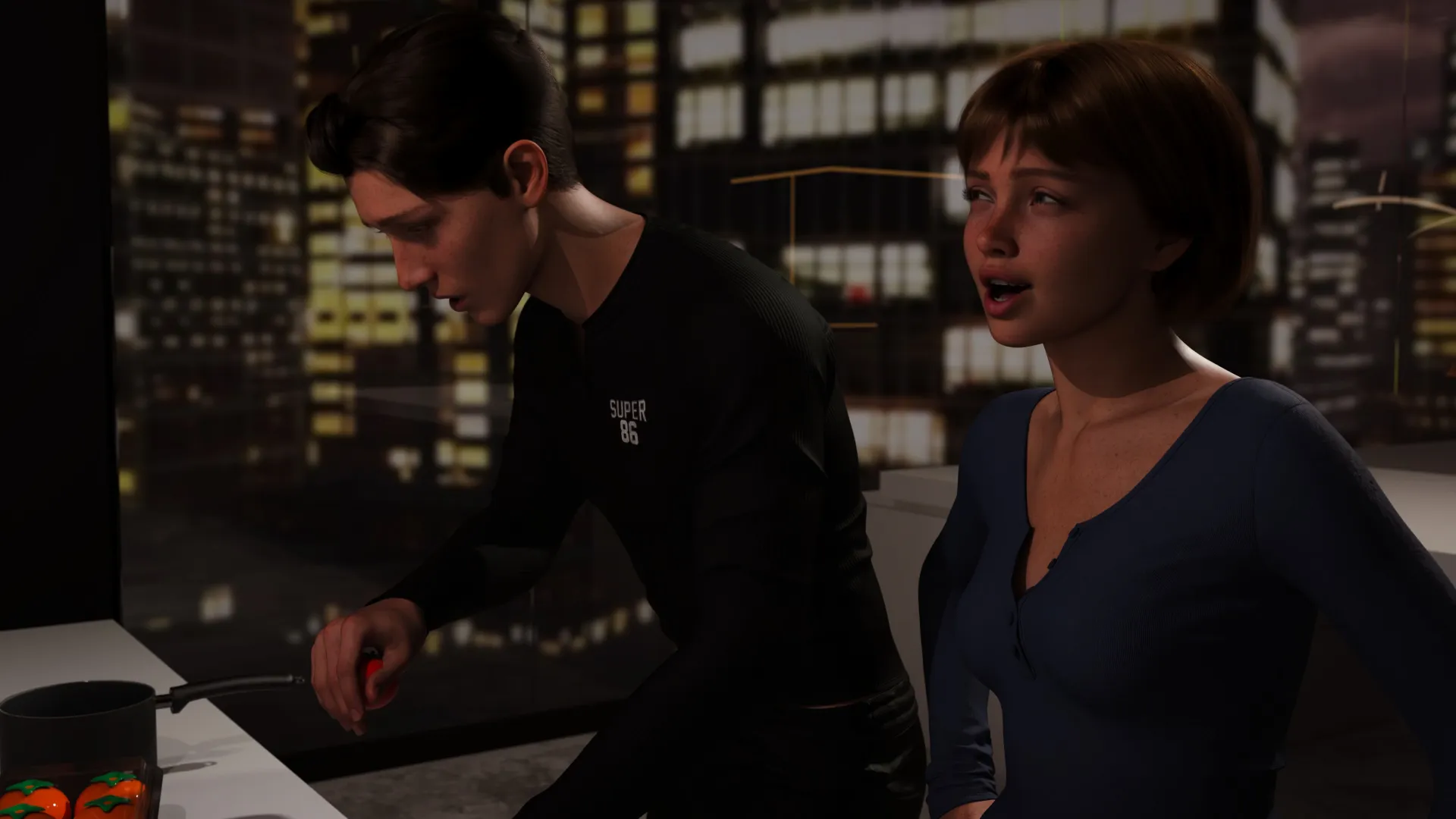 Between Duty and Love gameplay screenshot 20 (Ren'Py adult game) by DigitalJPlayground – free download