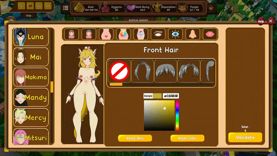 Nymphomania Fantasy Town gameplay screenshot 5 (Unity adult game) by Unifox Game Studio – free download