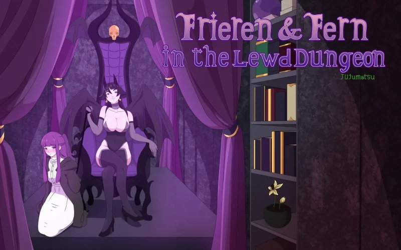 Frieren and Fern in the Lewd Dungeon cover 0.9 – RPGM adult game by Kazumatsu free download