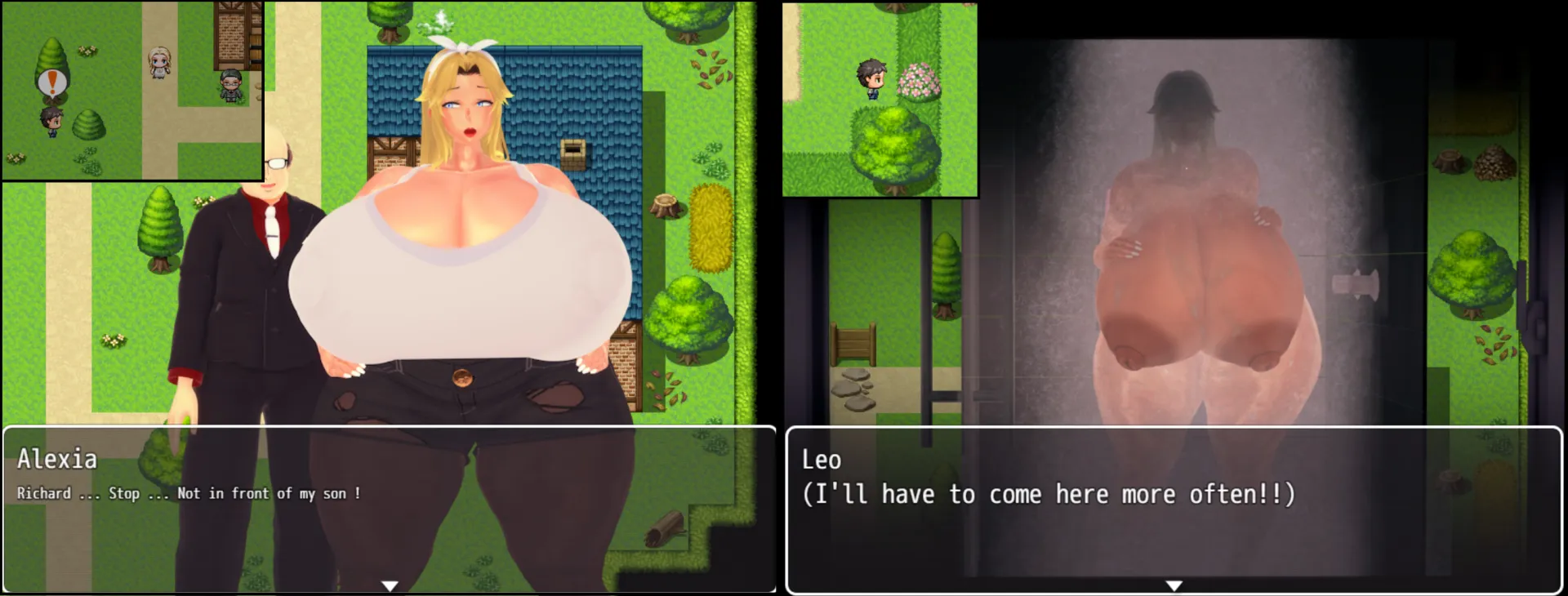 Juuj Town gameplay screenshot 7 (RPGM adult game) by Juujia – free download