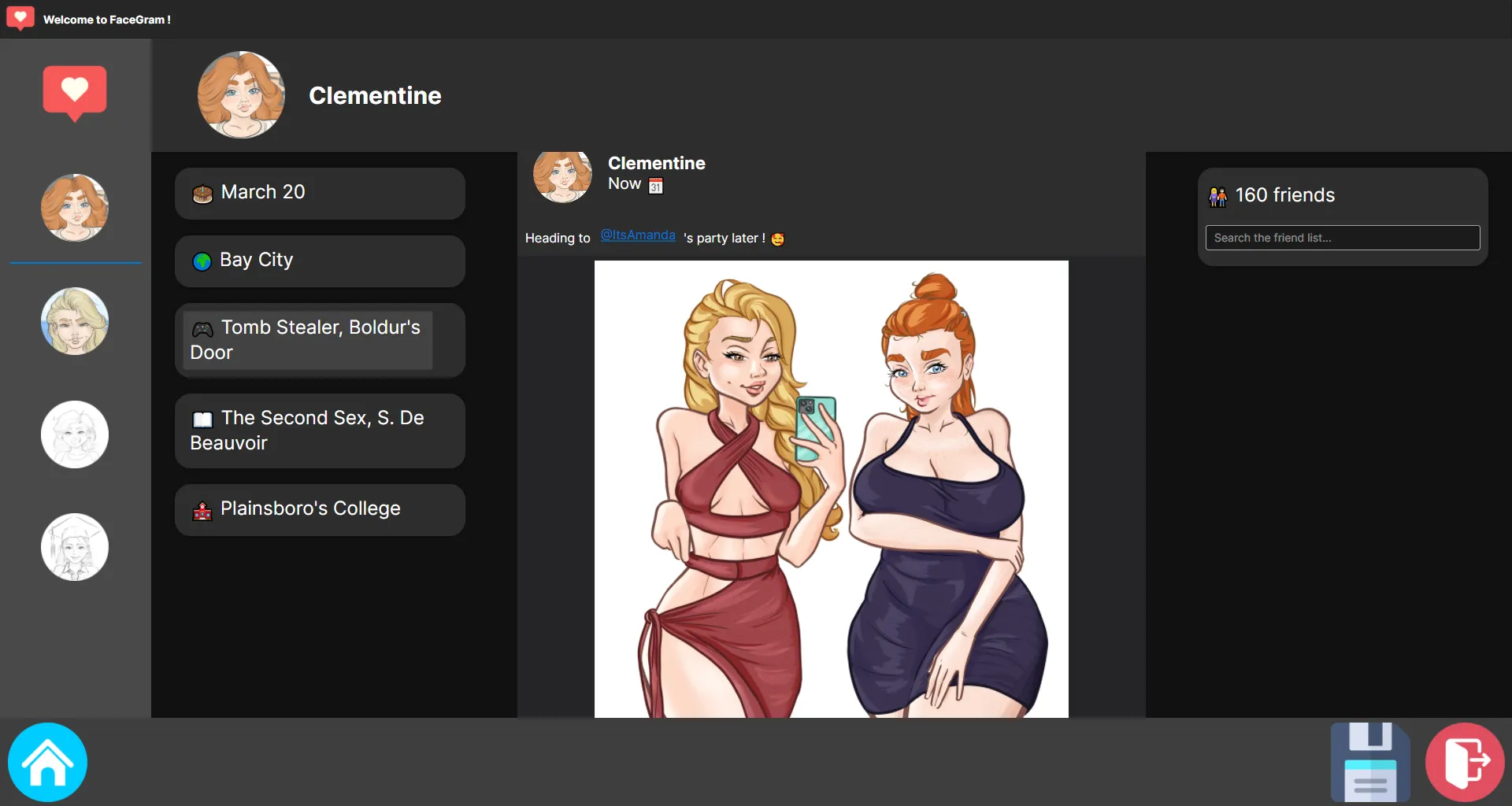 Dirty Chatting gameplay screenshot 1 (Others adult game) by Mimir Games – free download
