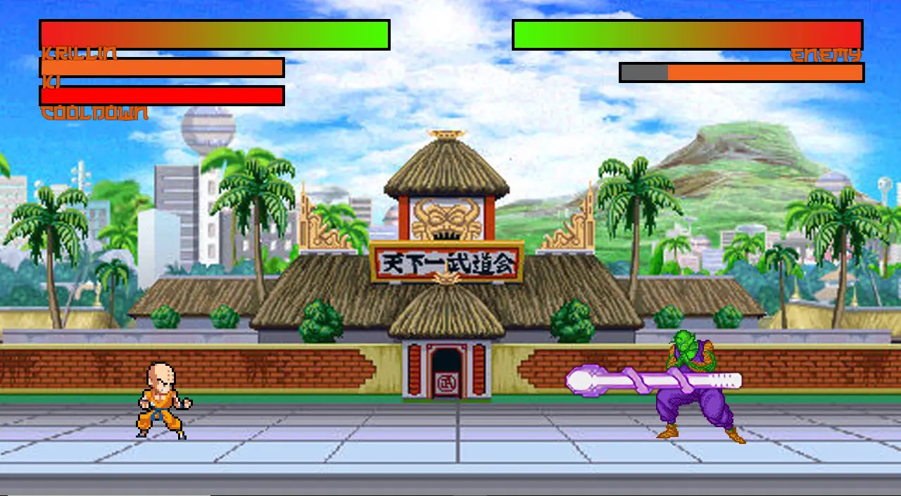 Krillin: The Last Warrior gameplay screenshot 2 (Godot adult game) by shutulu – free download