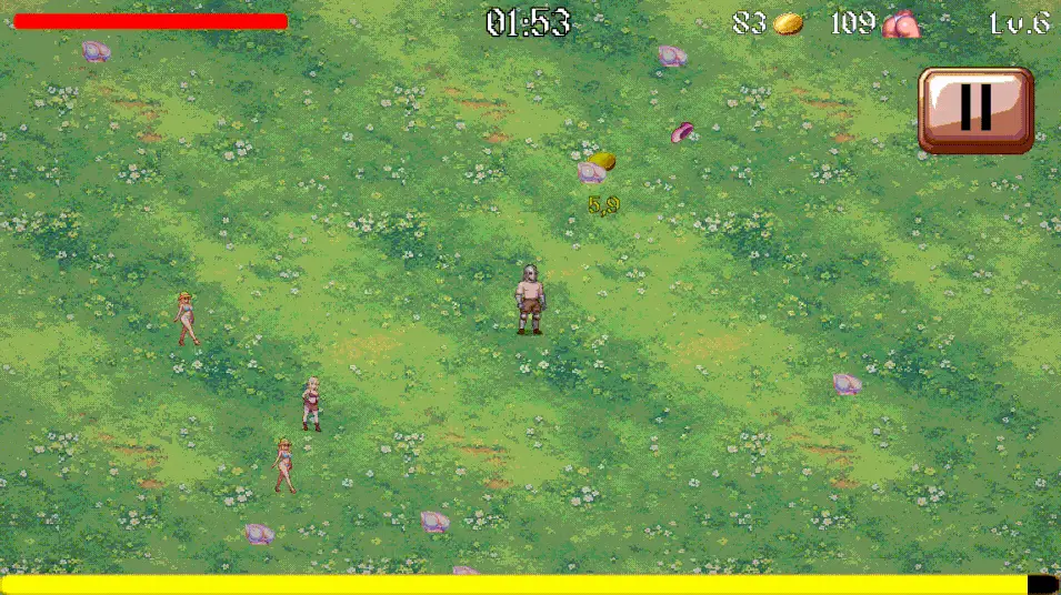 Virgin Warrior gameplay screenshot 1 (Unity adult game) by Quelix Games – free download