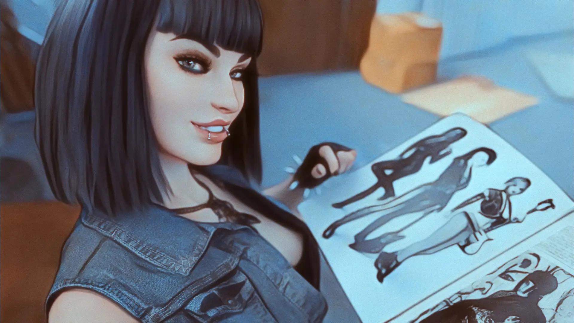 I Was a Teenage Vampire (Rebuild) gameplay screenshot 5 (Ren'Py adult game) by FatalMasterpiece – free download