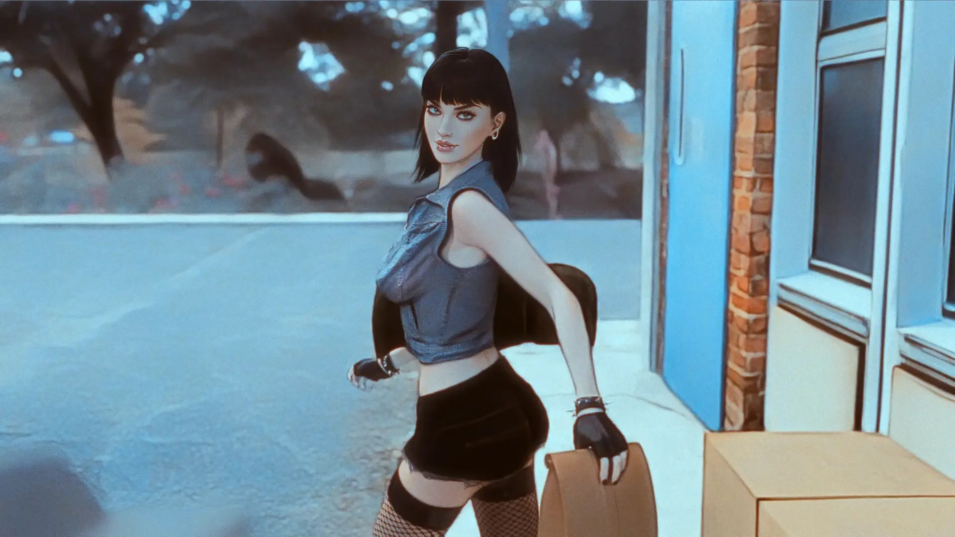 I Was a Teenage Vampire (Rebuild) gameplay screenshot 11 (Ren'Py adult game) by FatalMasterpiece – free download