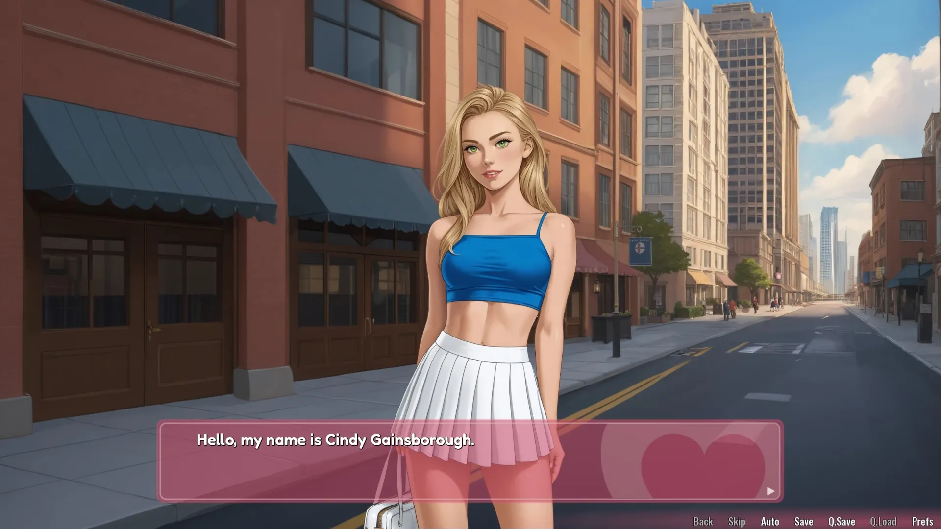 Cindy’s Diary gameplay screenshot 5 (Ren'Py adult game) by Skull Design – free download