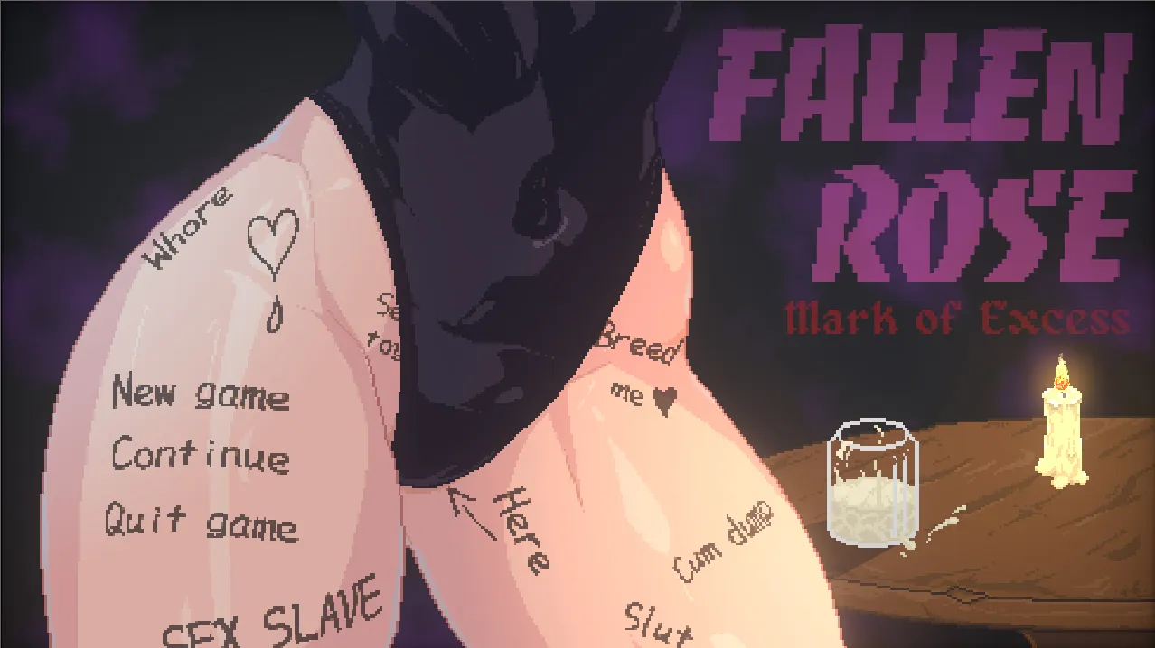 Fallen Rose Mark of Excess gameplay screenshot 5 (Godot adult game) by LustSMith Games – free download