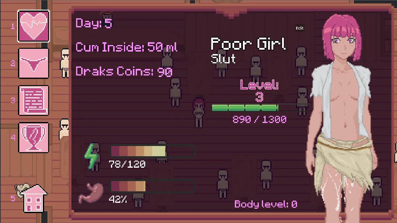 Fallen Rose Mark of Excess gameplay screenshot 6 (Godot adult game) by LustSMith Games – free download