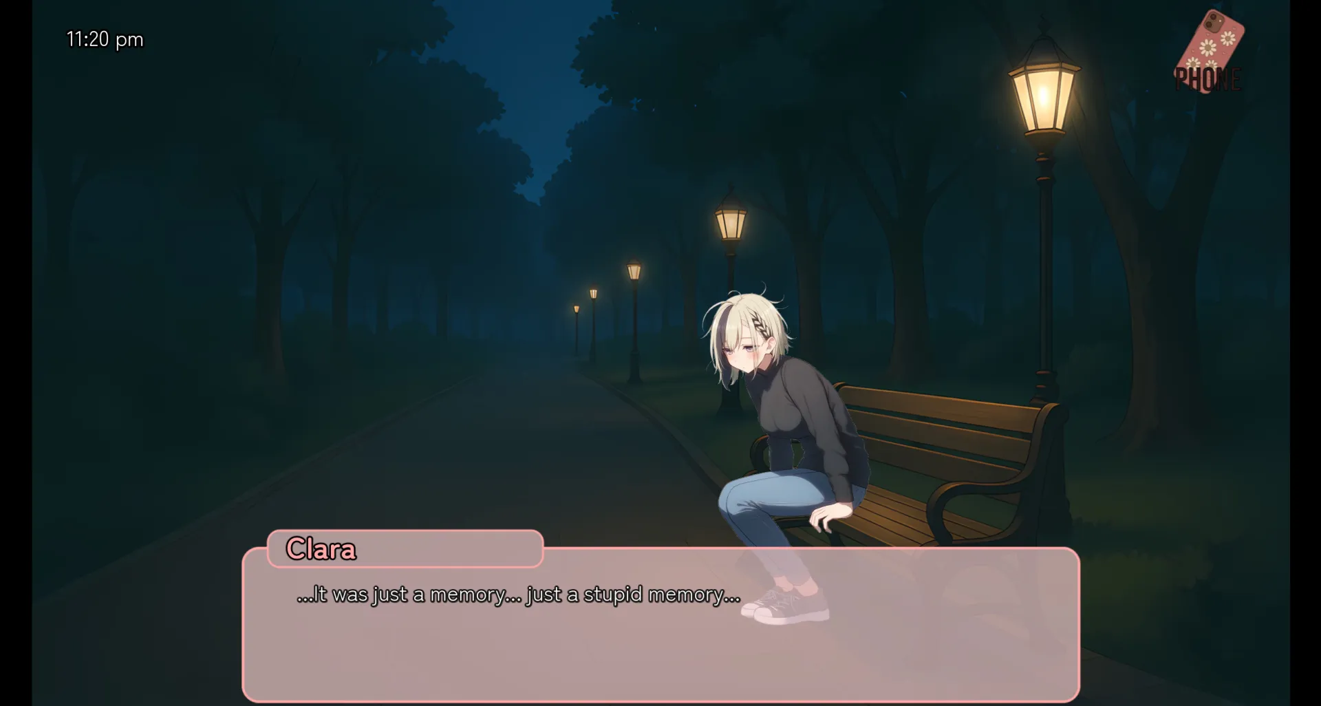 Echoes of Her gameplay screenshot 2 (Ren'Py adult game) by Mispeled – free download