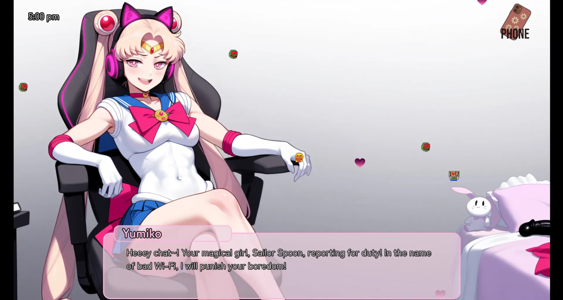 Echoes of Her gameplay screenshot 5 (Ren'Py adult game) by Mispeled – free download