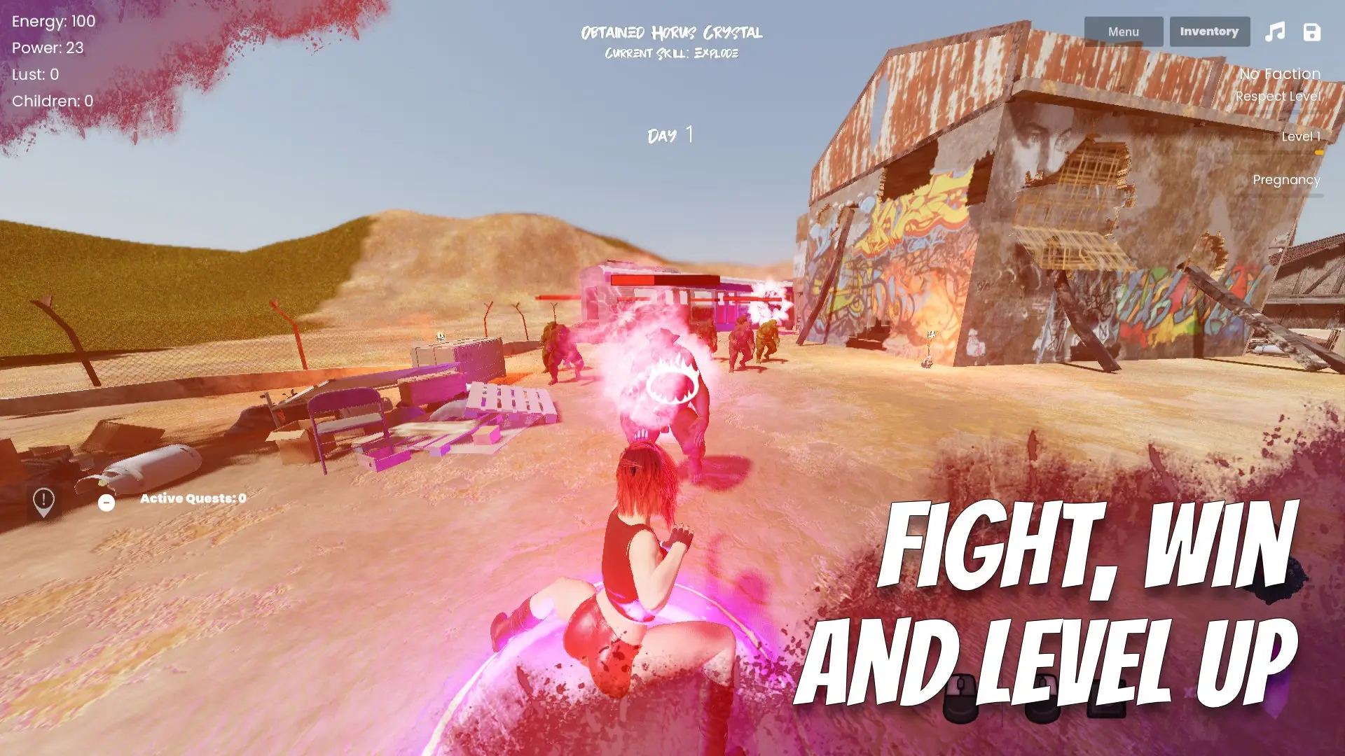 Lustful Apocalypse gameplay screenshot 4 (Godot adult game) by Demon Alter Studios – free download