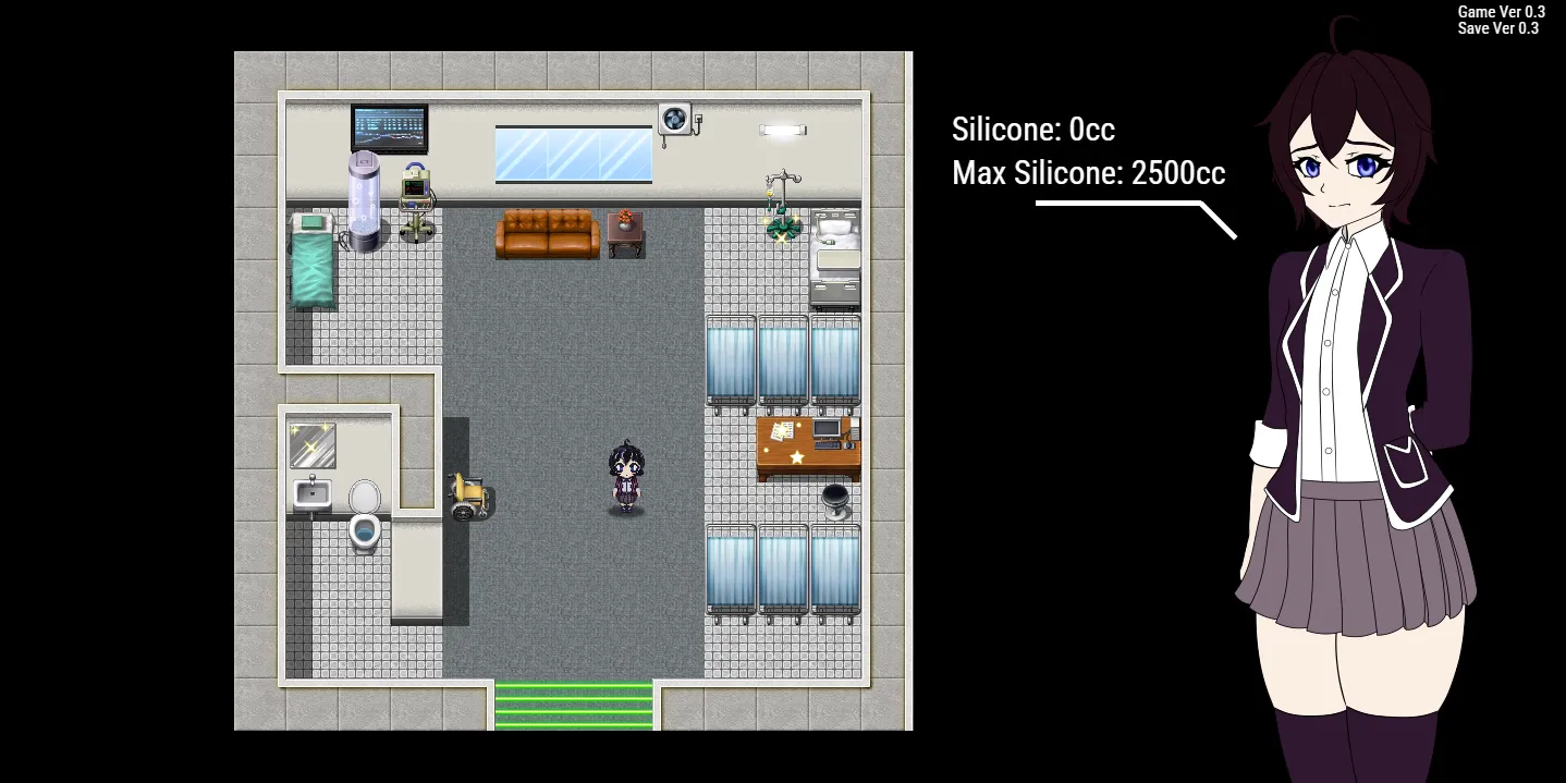 Subject: Jane gameplay screenshot 1 (RPGM adult game) by Natetheman223 – free download