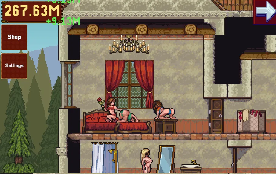 Idle Brothel gameplay screenshot 3 (Unity adult game) by Probane – free download