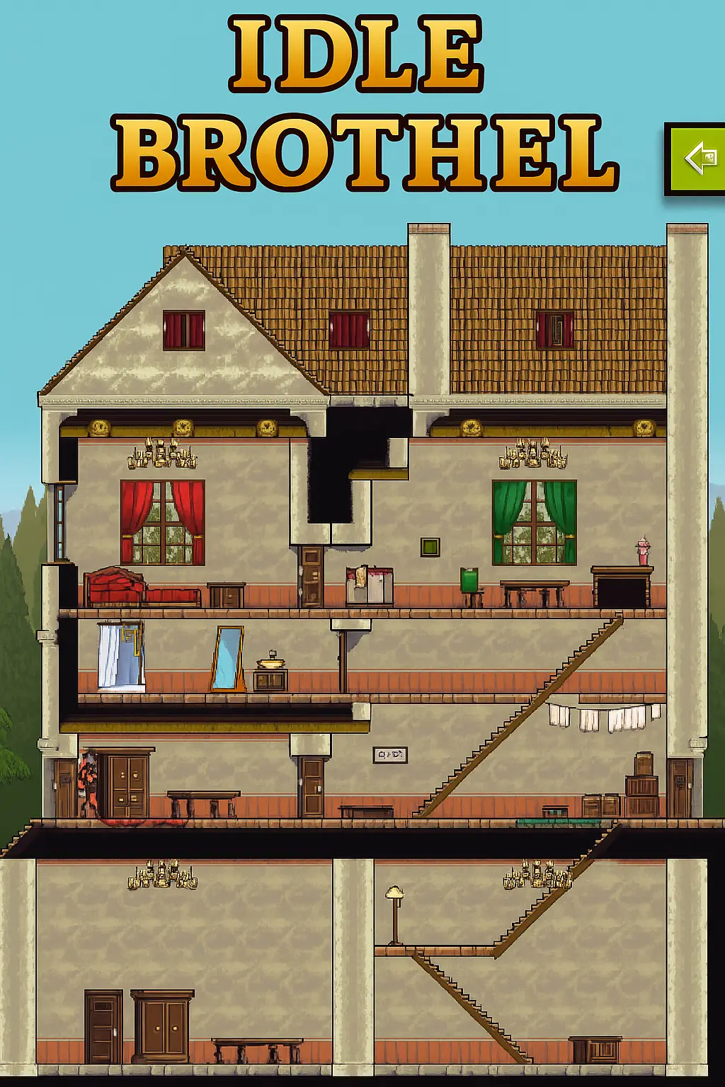Idle Brothel cover 0.3 – Unity adult game by Probane free download