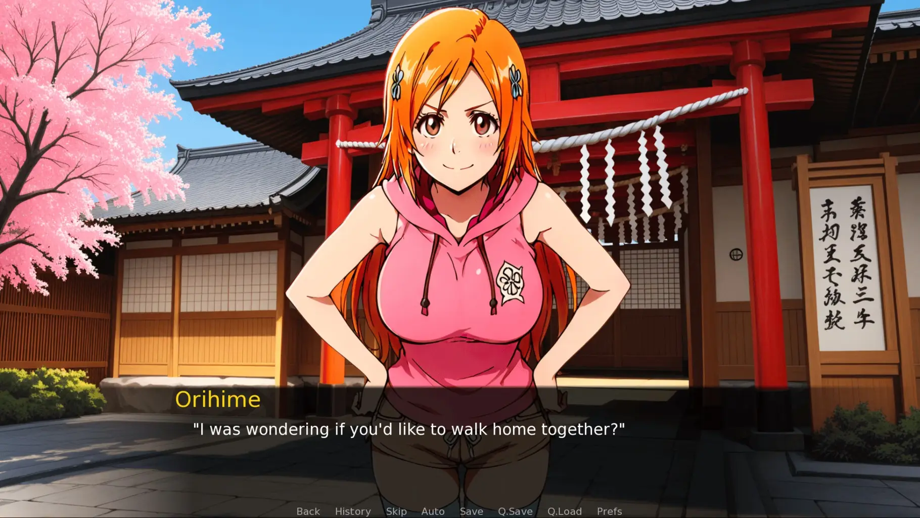 Life with Rukia gameplay screenshot 5 (Ren'Py adult game) by Benny Productions – free download