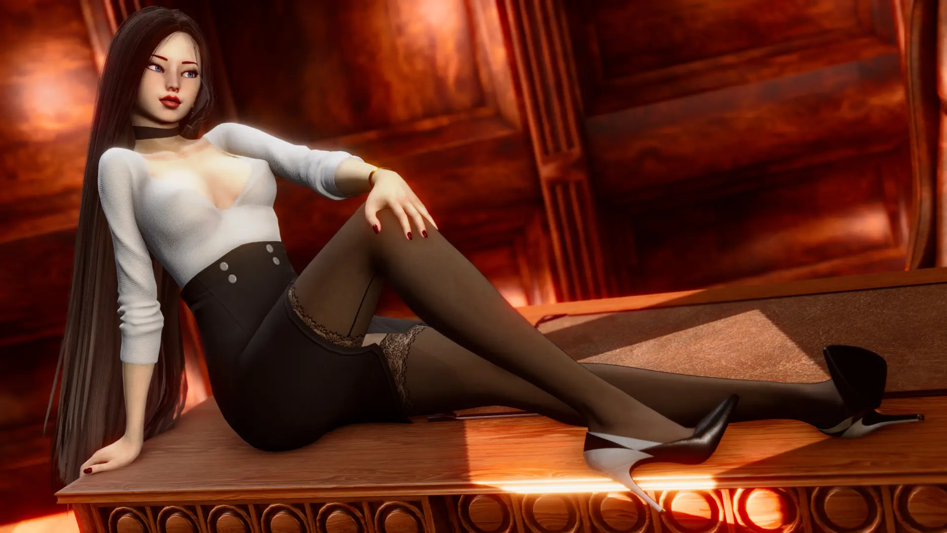 The Successor gameplay screenshot 7 (Ren'Py adult game) by DerVisionar – free download