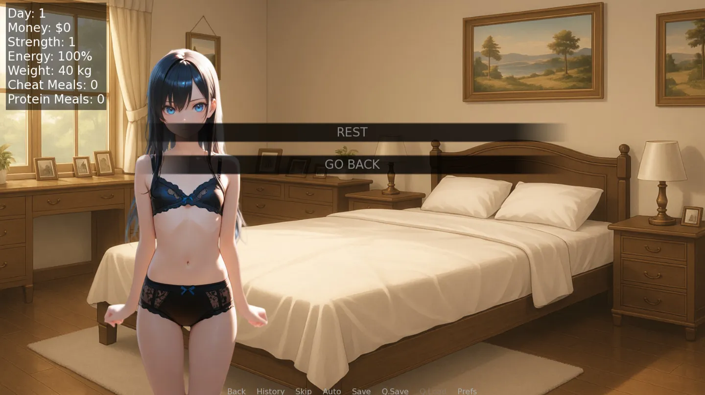 In a Parallel Universe gameplay screenshot 3 (Ren'Py adult game) by HQR123 – free download