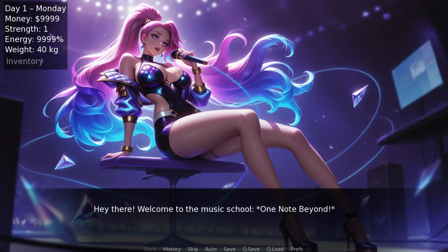 In a Parallel Universe gameplay screenshot 9 (Ren'Py adult game) by HQR123 – free download